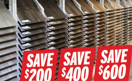 Save up to $600 on all types of flooring and more!